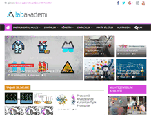 Tablet Screenshot of labakademi.com